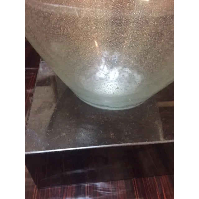 1950s Vintage Murano Vase Mounted on Granite Base For Sale - Image 5 of 7