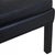 Model 2202 Ottoman in Black Leather by Børge Mogensen, 1990s For Sale - Image 3 of 9