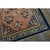 1890s Classic Medallion Antique Peking Chinese Wool Coral Hand Knotted Small Rug For Sale - Image 4 of 9