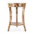2020s Holdin 18 in. W Round Wood Side Table with Lower Open Shelf, Light Burl For Sale - Image 5 of 9