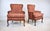 Carved Walnut Bergere Chairs, Louis XV Style, Upholstered, Usa For Sale - Image 4 of 10