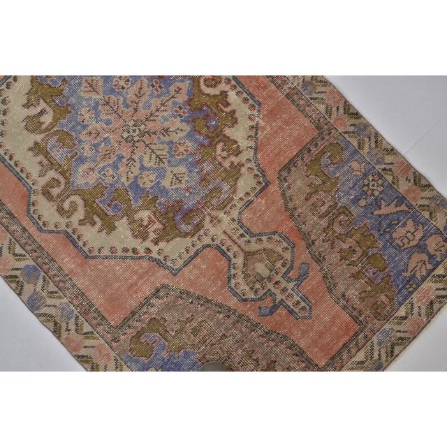 Anatolian Vintage Wool Area Carpet For Sale - Image 9 of 10