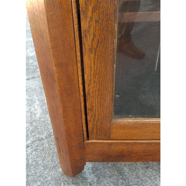 19th Century Victorian Oak Corner Cabinet Cupboard For Sale - Image 9 of 13