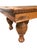 Mid 19th Century Victorian Tiger Oak Heavy Carved Dining Table and 4 Leaves For Sale In Washington DC - Image 6 of 12