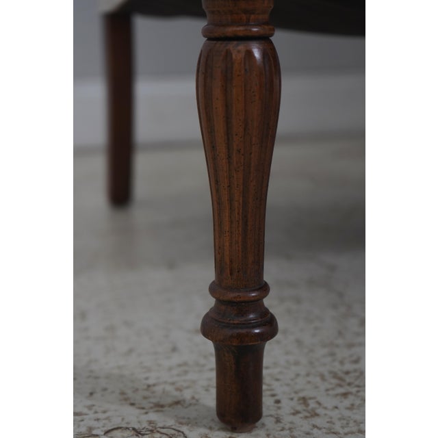 Brown Ethan Allen Georgian Court Upholstered Sofa For Sale - Image 8 of 18