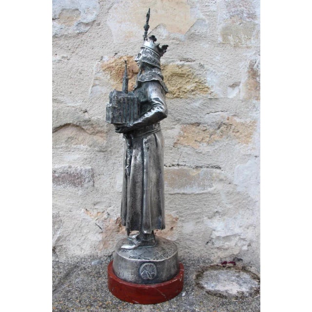 Silver Emmanuel Fremiet, Saint Louis, 1800s, Bronze For Sale - Image 8 of 12