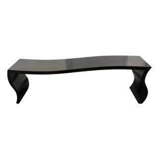 Attributed Berman Rosetti Flag Sculptural Wood Coffee Table For Sale