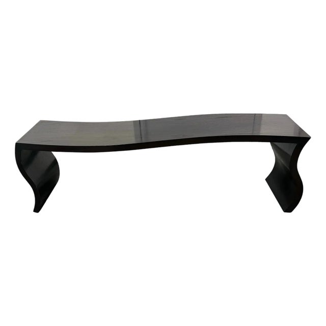 Attributed Berman Rosetti Flag Sculptural Wood Coffee Table For Sale