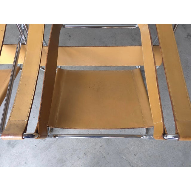 Vintage Set of Knoll Wassily Chairs by Marcel Breuer For Sale - Image 11 of 14