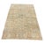 Antique Rug 4x6 | Faded Beige, Brown & Light Blue With Three Soft Medallions For Sale - Image 4 of 4