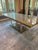 Pietro Costantini Modern 8 Seat Dining Table. Luxurious Eucalyptus High Gloss Top and Murano Glass Base Attributed to Constantini Pietro For Sale - Image 4 of 4