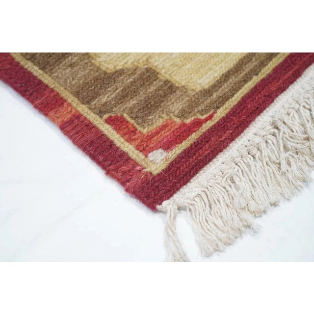 Traditional Sumak Runner 2'7'' x 8' For Sale - Image 3 of 10