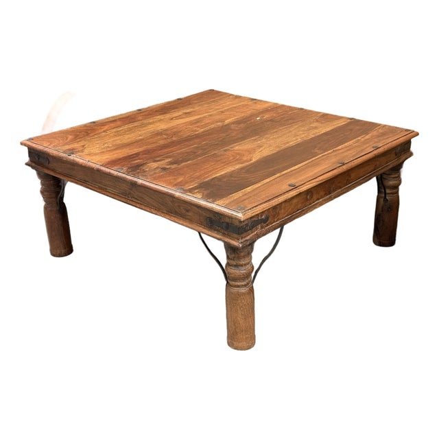 Antique Spanish Revival Coffee Table For Sale