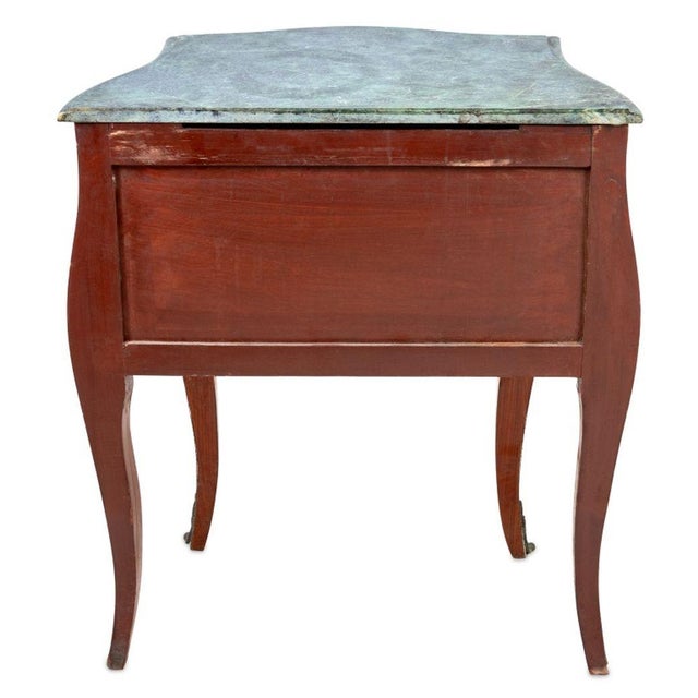 Louis XV Style Kingwood Marquetry Bombe Commode For Sale In New York - Image 6 of 6