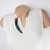 Harriet Bauknight designed this spectacular acrylic resin (Lucite) brooch for Kaso in the 1980s. The geometric "comma"...