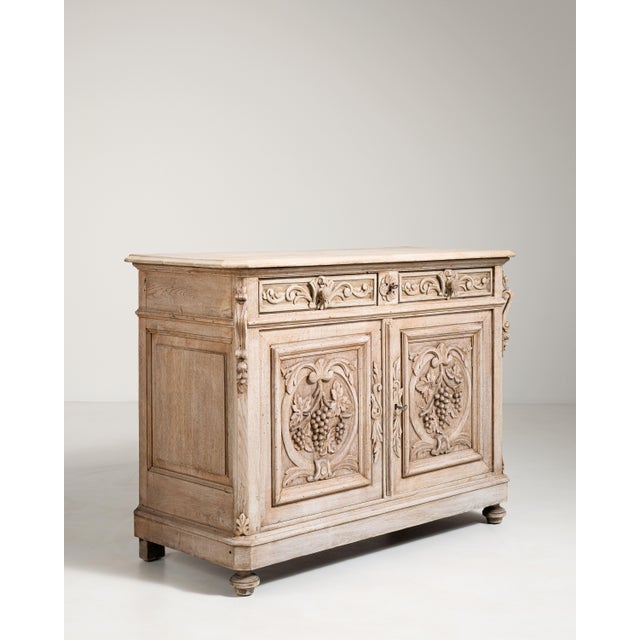 Oak Henri II Carved Buffet, Antique, France, 19th Century For Sale - Image 14 of 16