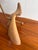 Mid-Century Modern 1950s Dove Wood Table Lamp in the Style of Heifetz Lighting For Sale - Image 3 of 7
