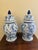 Late 20th Century Chinoiserie Large Blue and White Porcelain Ginger Jars, Pair For Sale - Image 5 of 9
