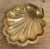 Hollywood Regency Oversized Vintage Brass Shell Motif Dish on Ball Feet For Sale - Image 3 of 11