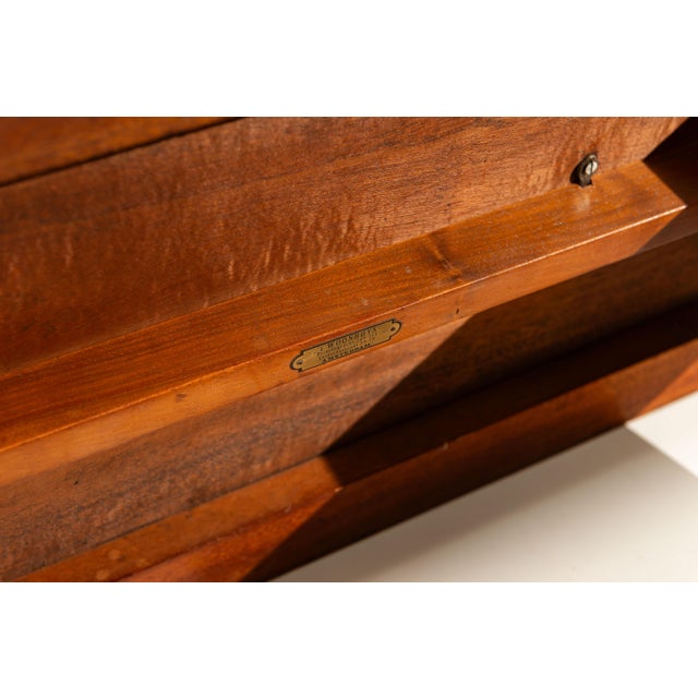 1920s Coffee Table in Mahogany by T Woonhuys, the Netherlands, 1930s For Sale - Image 5 of 9
