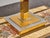 Glass Vintage Brass Lamp with Tiffany Shade For Sale - Image 7 of 8