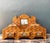 Rustic Vintage Handcrafted Matchstick Mantle Clock For Sale - Image 3 of 18