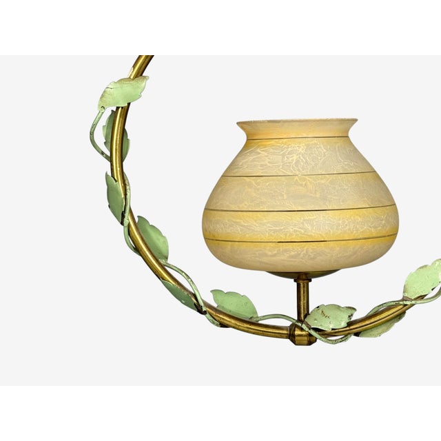 Metal 1950s Nybro Armaturfabrik, Pendant Light, Brass, Metal For Sale - Image 7 of 10