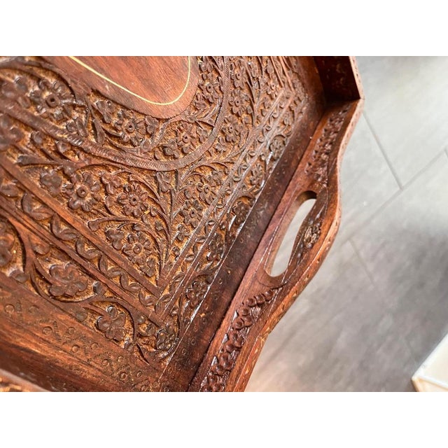 Vintage Wooden Tray, 1960s For Sale - Image 3 of 10