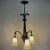 Art Deco Wrought Iron Ceiling Lamp, 1930s For Sale - Image 3 of 10