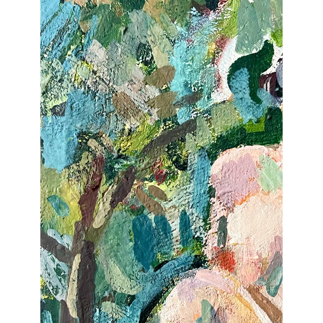 Petite French Nude en Plein Aire, Vintage Oil on Canvas, Framed For Sale - Image 10 of 11