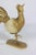 Metal Gilded Brass Rooster in Ostrich Egg, 1970s For Sale - Image 7 of 12