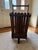 Antique Slat Wood Grocery Shopping Cart Wheeled Basket For Sale - Image 4 of 9