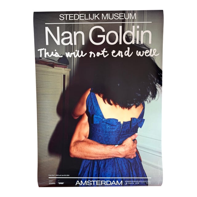 Nan Goldin – The Hug (1980), Original Exhibition Poster, Printed in the Netherlands For Sale