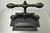 Mid 19th Century Antique 19th C. Cast Iron Classical Figural Dolphin Victorian Book Press For Sale - Image 5 of 12
