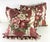 Early 20th Cent. Hand Printed Cotton Tasseled Floral Pillows/Pair For Sale - Image 9 of 9