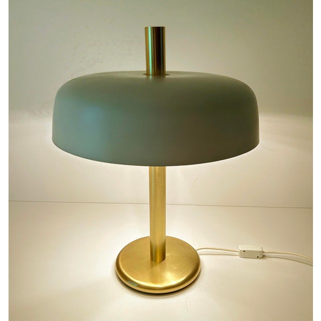 Large Vintage Executive Desk Lamp from Hillebrand For Sale - Image 4 of 13