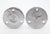 Pair of Vintage Chrome Bathroom Towel Bar Brackets For Sale - Image 4 of 5