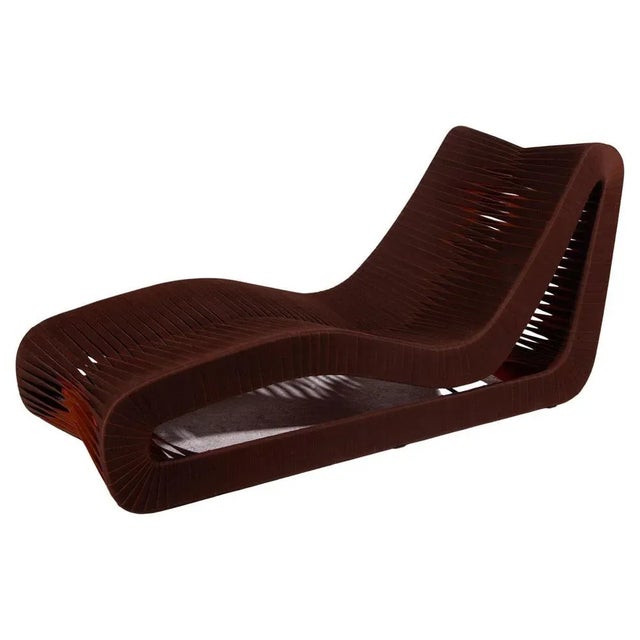 Mid-Century Modern Soft Ergodynamic Chaise Lounge, 1990 For Sale - Image 6 of 13