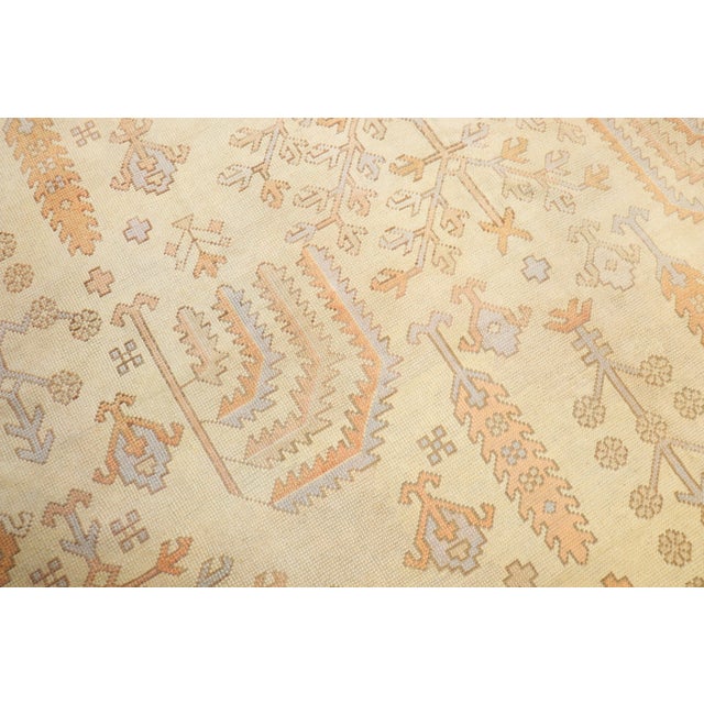 Antique Turkish Square Oushak Rug - 11'1" x 12'8" For Sale - Image 11 of 11