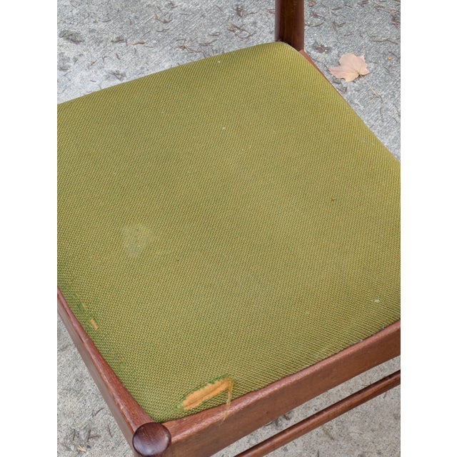 Mid 20th Century Ks Mobler by Kai Kristiansen Set of 4 Dining Chairs in Teak For Sale - Image 13 of 13