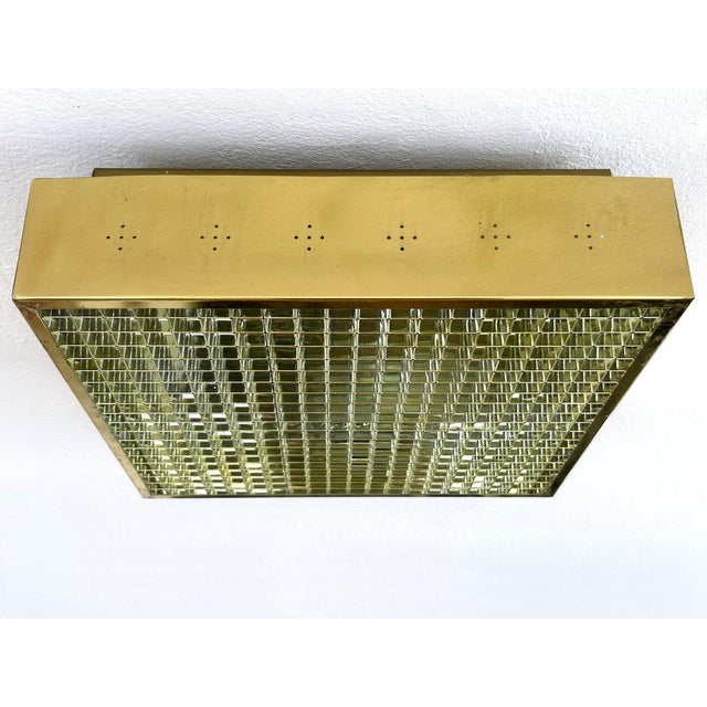 Mid-Century Modern Brass Flush Mount, Sweden, 1960s For Sale - Image 14 of 18