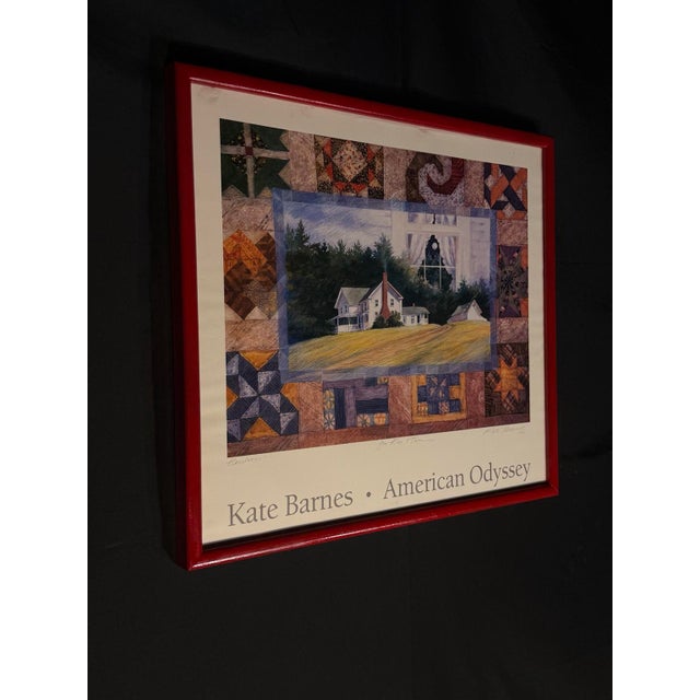 2010s American Odyssey Folk Art Framed Print by Kate Barnes For Sale - Image 5 of 5