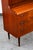 Brown Mid Century Danish Modern Secretary Desk Teak Pull Out Drawers Office Vintage Vg For Sale - Image 8 of 11