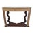 Brown Console Table in Wood and Marble For Sale - Image 8 of 9
