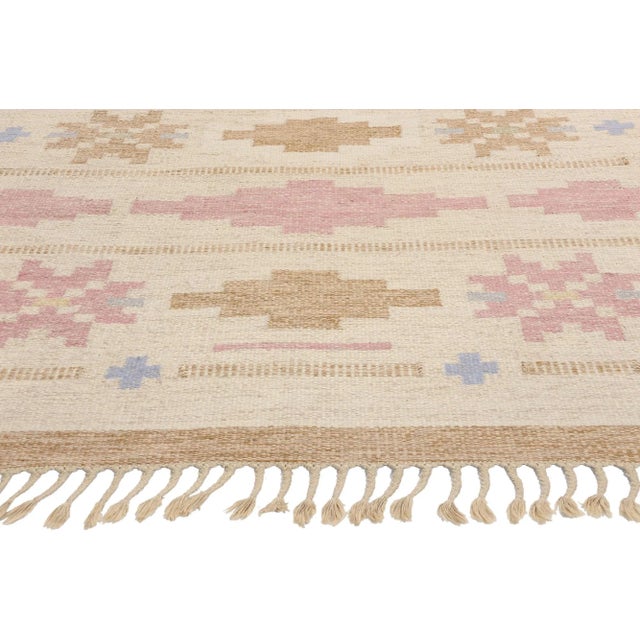 Ingegerd Silow Anna-Johanna Ångström Swedish Rollakan Rug - 05'06 X 07'08 For Sale - Image 4 of 10
