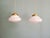 1930s Art Deco Pendant Lights in White Opaline Glass, 1930s, Set of 2 For Sale - Image 5 of 10