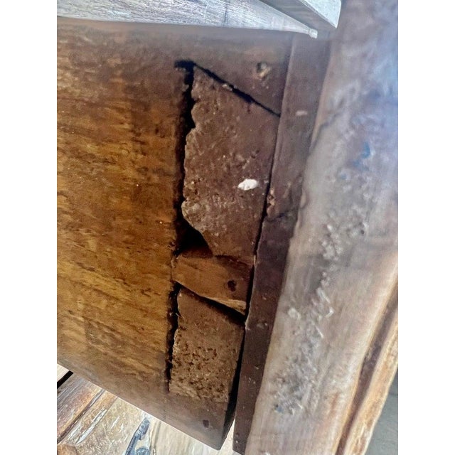 18th C. French Carved Buffet With Distressed Painted Finish For Sale - Image 13 of 18