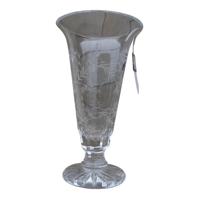 Waterford Crystal Vase Master Cutter 18th Century Collection For Sale