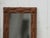 French 1900s Hand Carved Tramp Art Mirror with Raised Diamond Motifs For Sale - Image 4 of 9