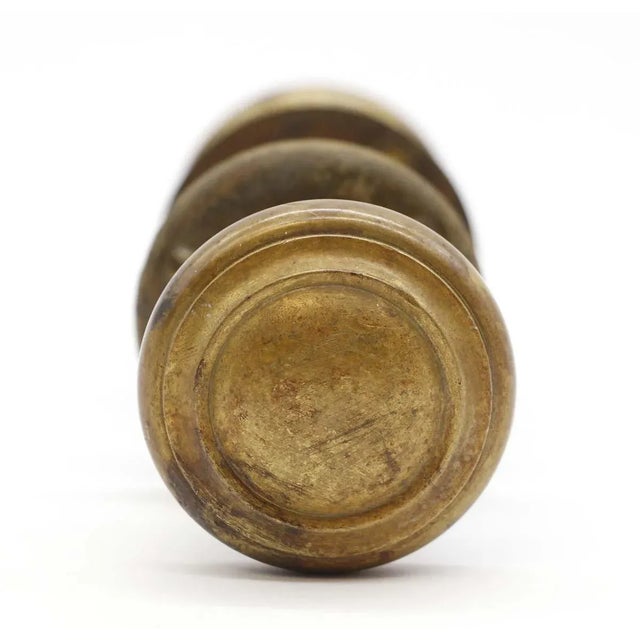 Vintage round concentric door knobs with matching rosettes. Good condition with appropriate wear from age. Priced as two...